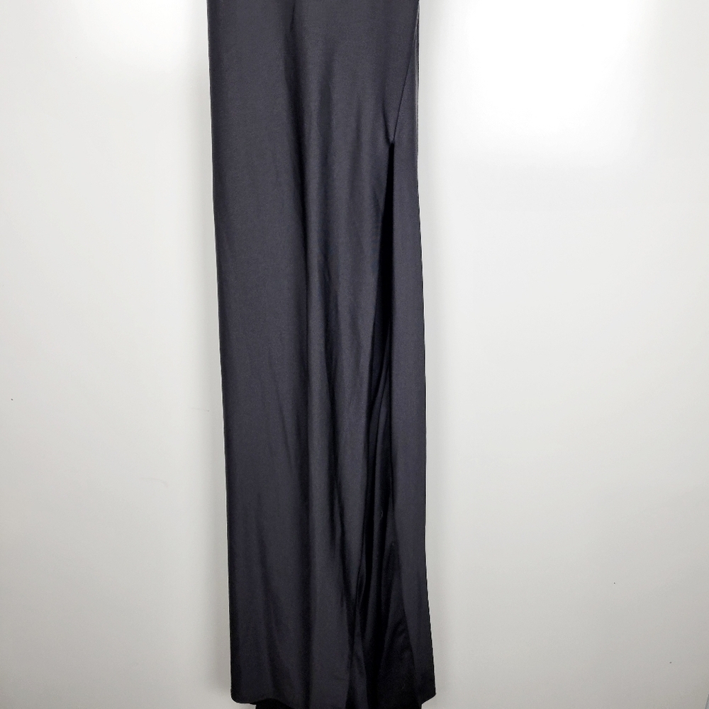 NWT B. Darlin Juniors Rhinestone-Trim Lace-Up-Back Gown in Black Size 15/16 - Picture 10 of 14